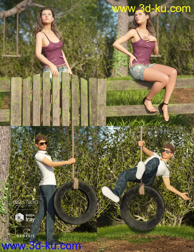 Hot Chick From The US Army For Genesis 8 Female模型的图片4