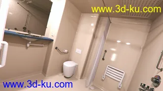 3D打印模型Hotel Bunk Bed Room的图片