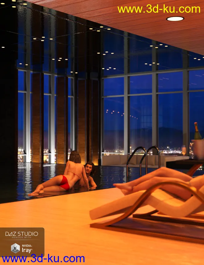 Hotel Pool模型的图片1