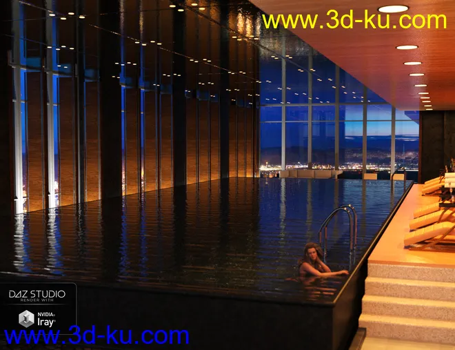 Hotel Pool模型的图片2