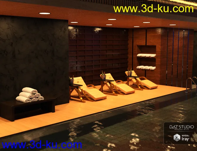 Hotel Pool模型的图片3