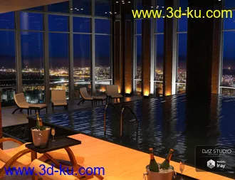 3D打印模型Hotel Pool的图片