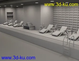 3D打印模型Hotel Pool的图片