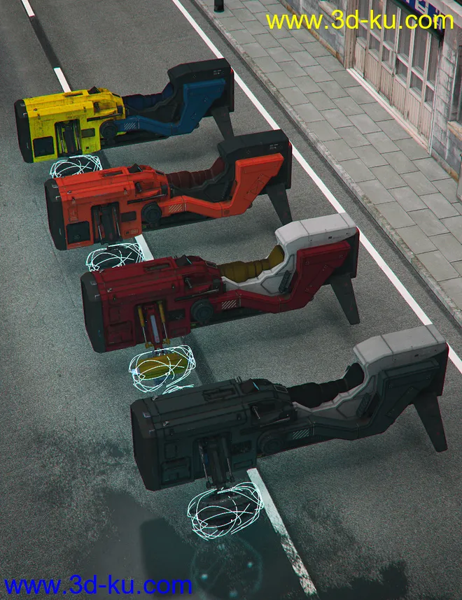Hover Bike Textures Set模型的图片1
