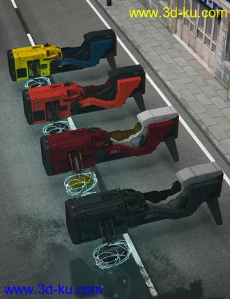 3D打印模型Hover Bike Textures Set的图片
