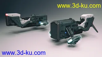 3D打印模型Hover Bike Textures Set的图片