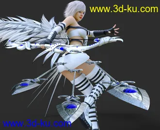 3D打印模型HS Keicy Short Hair with dForce for Genesis 8 Female(s)的图片