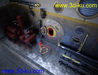 3D打印模型Hypobaric Airlock Vignette的图片