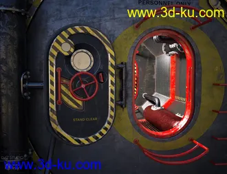 3D打印模型Hypobaric Airlock Vignette的图片