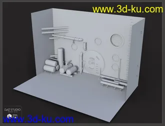 3D打印模型Hypobaric Airlock Vignette的图片
