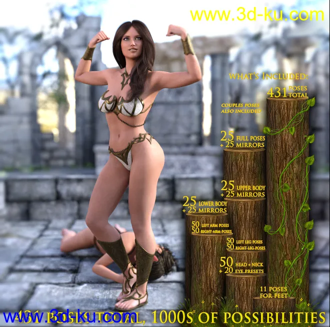 i13 Conquest and Defeat for the Genesis 3 Female(s)模型的图片2