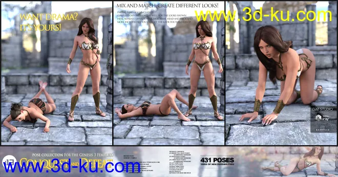 i13 Conquest and Defeat for the Genesis 3 Female(s)模型的图片4