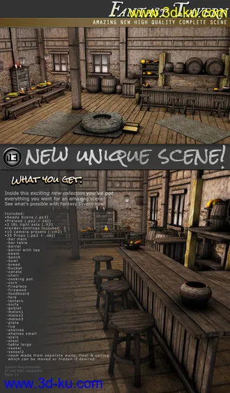 3D打印模型i13 Fantasy Tavern的图片