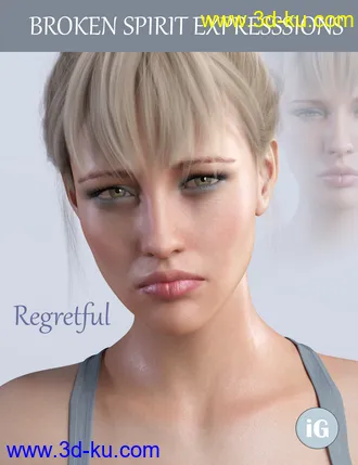 3D打印模型iG Broken Spirit Expressions for Genesis 8 Female的图片