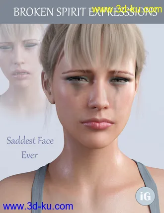 3D打印模型iG Broken Spirit Expressions for Genesis 8 Female的图片