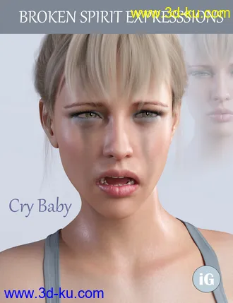 3D打印模型iG Broken Spirit Expressions for Genesis 8 Female的图片
