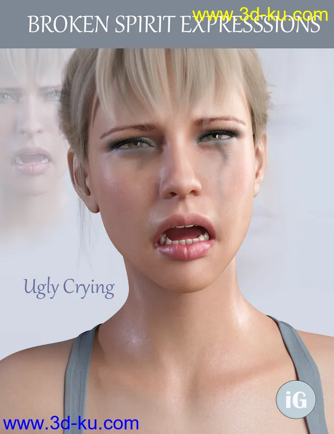 iG Broken Spirit Expressions for Genesis 8 Female模型的图片8