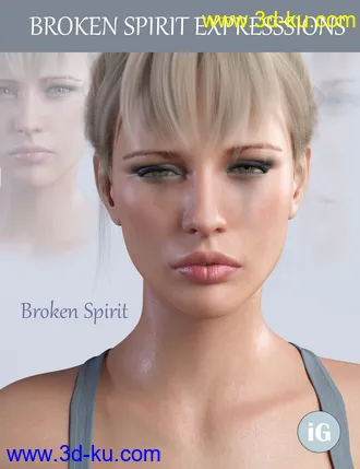 3D打印模型iG Broken Spirit Expressions for Genesis 8 Female的图片