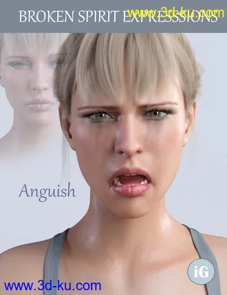 3D打印模型iG Broken Spirit Expressions for Genesis 8 Female的图片