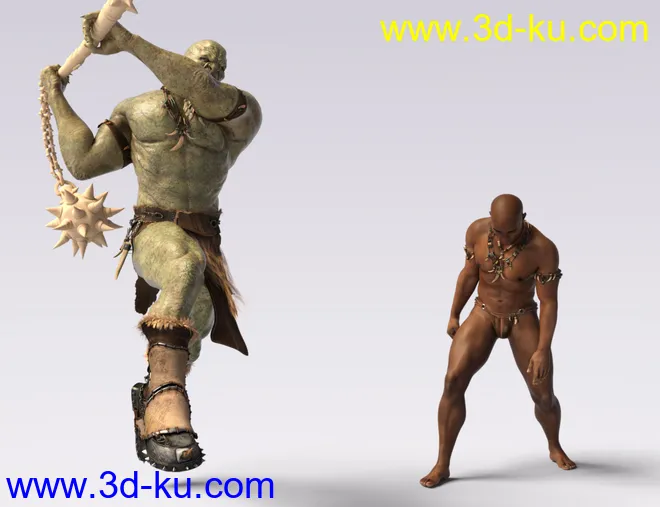IGD Mergraph Poses for Orc HD and Genesis 8 Male模型的图片3