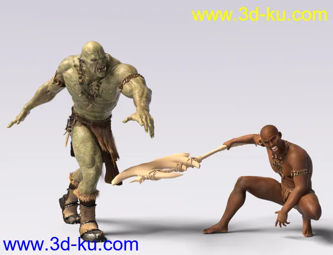 IGD Mergraph Poses for Orc HD and Genesis 8 Male模型的图片5