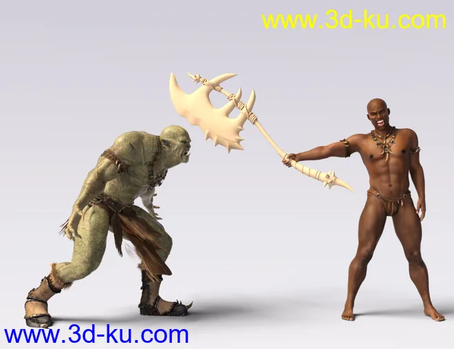IGD Mergraph Poses for Orc HD and Genesis 8 Male模型的图片7