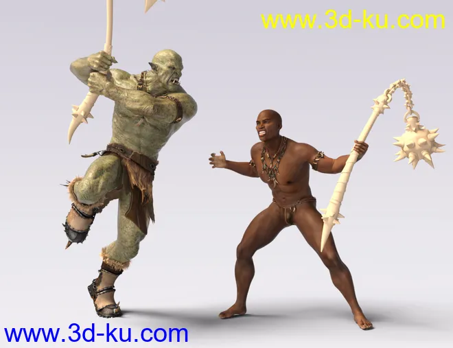 IGD Mergraph Poses for Orc HD and Genesis 8 Male模型的图片11