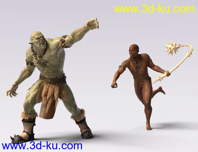 IGD Mergraph Poses for Orc HD and Genesis 8 Male模型的图片12