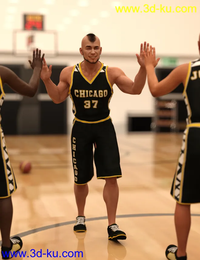 IGD Motion Series - Walk Poses for Genesis 3 and 8模型的图片2