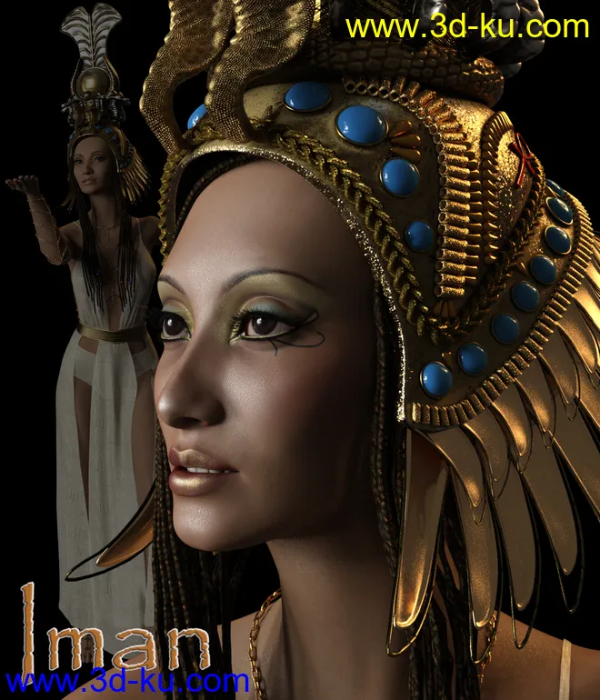 Iman for Genesis 8 Female模型的图片1