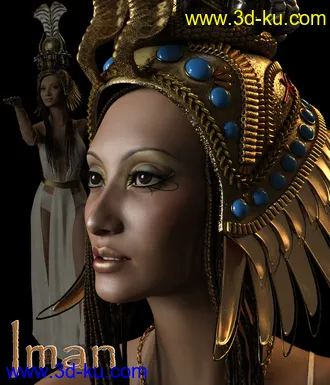 3D打印模型Iman for Genesis 8 Female的图片
