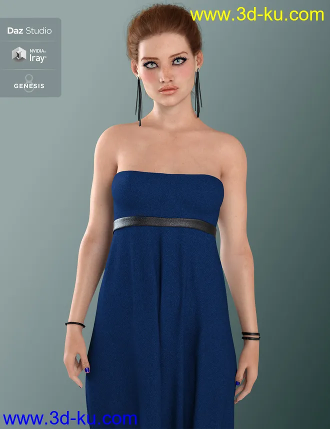 Indigo Ilka for Genesis 8 Female模型的图片1