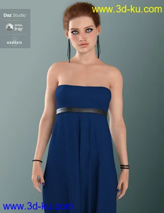 3D打印模型Indigo Ilka for Genesis 8 Female的图片