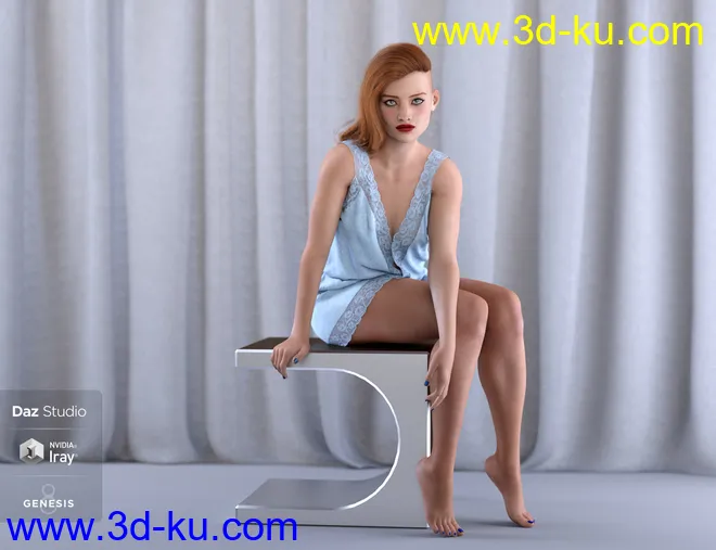 Indigo Ilka for Genesis 8 Female模型的图片2