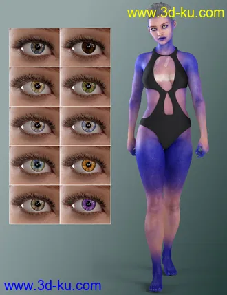 3D打印模型Indigo Ilka for Genesis 8 Female的图片