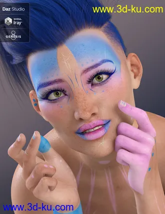 3D打印模型Indigo Ilka for Genesis 8 Female的图片