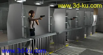 3D打印模型Indoor Gun Firing Range的图片