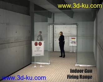 3D打印模型Indoor Gun Firing Range的图片
