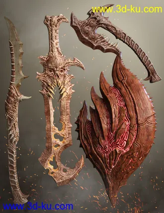 3D打印模型Infernal Weapons HD的图片