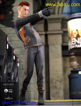 3D打印模型Intergalactic Spy Outfit Textures的图片