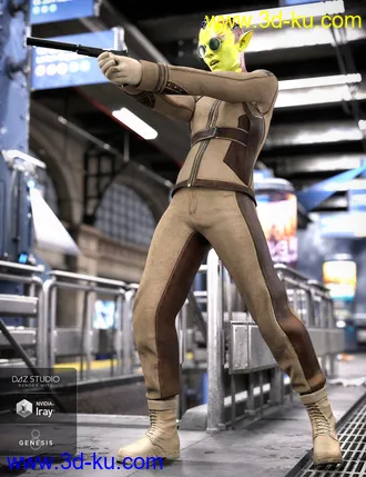 3D打印模型Intergalactic Spy Outfit Textures的图片