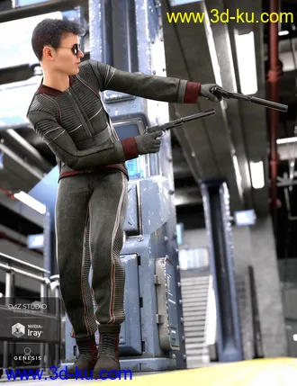 3D打印模型Intergalactic Spy Outfit Textures的图片
