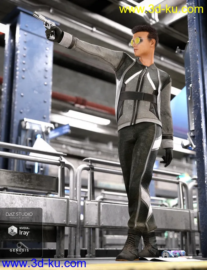 Intergalactic Spy Outfit Textures模型的图片4