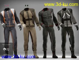 3D打印模型Intergalactic Spy Outfit Textures的图片