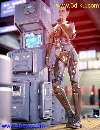 3D打印模型Invasion Outfit for Genesis 8 Female(s)的图片