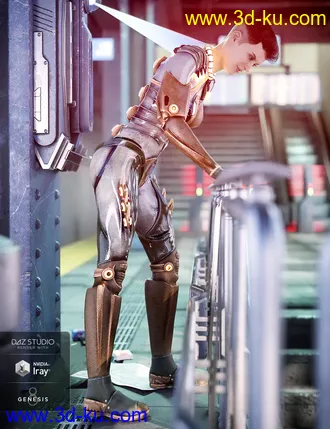 3D打印模型Invasion Outfit for Genesis 8 Female(s)的图片