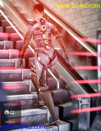 3D打印模型Invasion Outfit for Genesis 8 Female(s)的图片