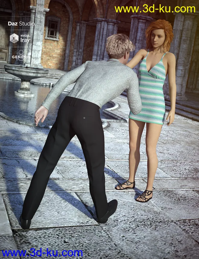 Invetero Amore Mio Poses Genesis 8模型的图片4