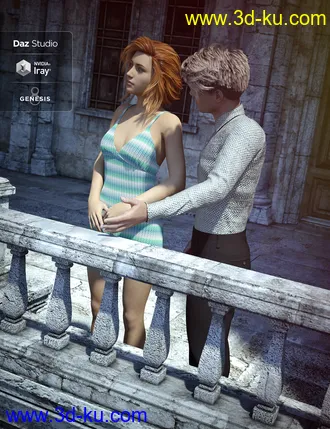 3D打印模型Invetero Amore Mio Poses Genesis 8的图片