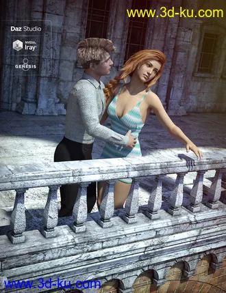 3D打印模型Invetero Amore Mio Poses Genesis 8的图片